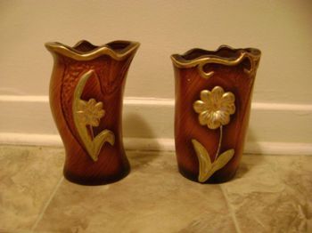 Deux jolie vase artisanales poterie-thumb